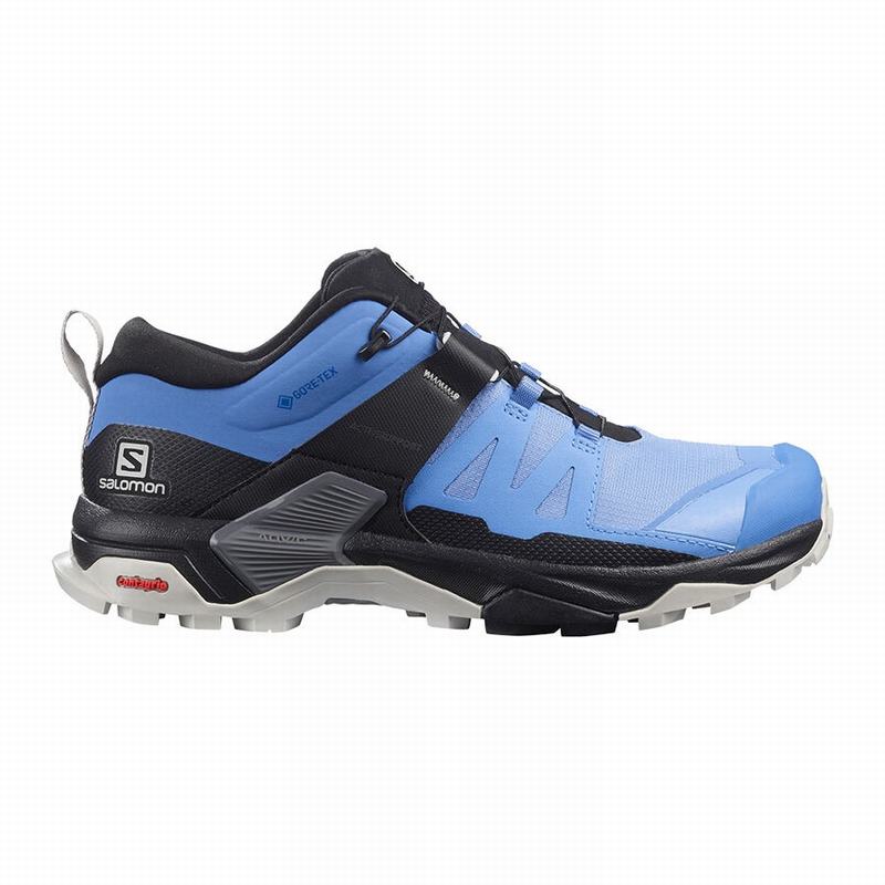 Salomon Singapore Womens Hiking Shoes - X ULTRA 4 GORE-TEX Blue/Black | 04825-YMPU